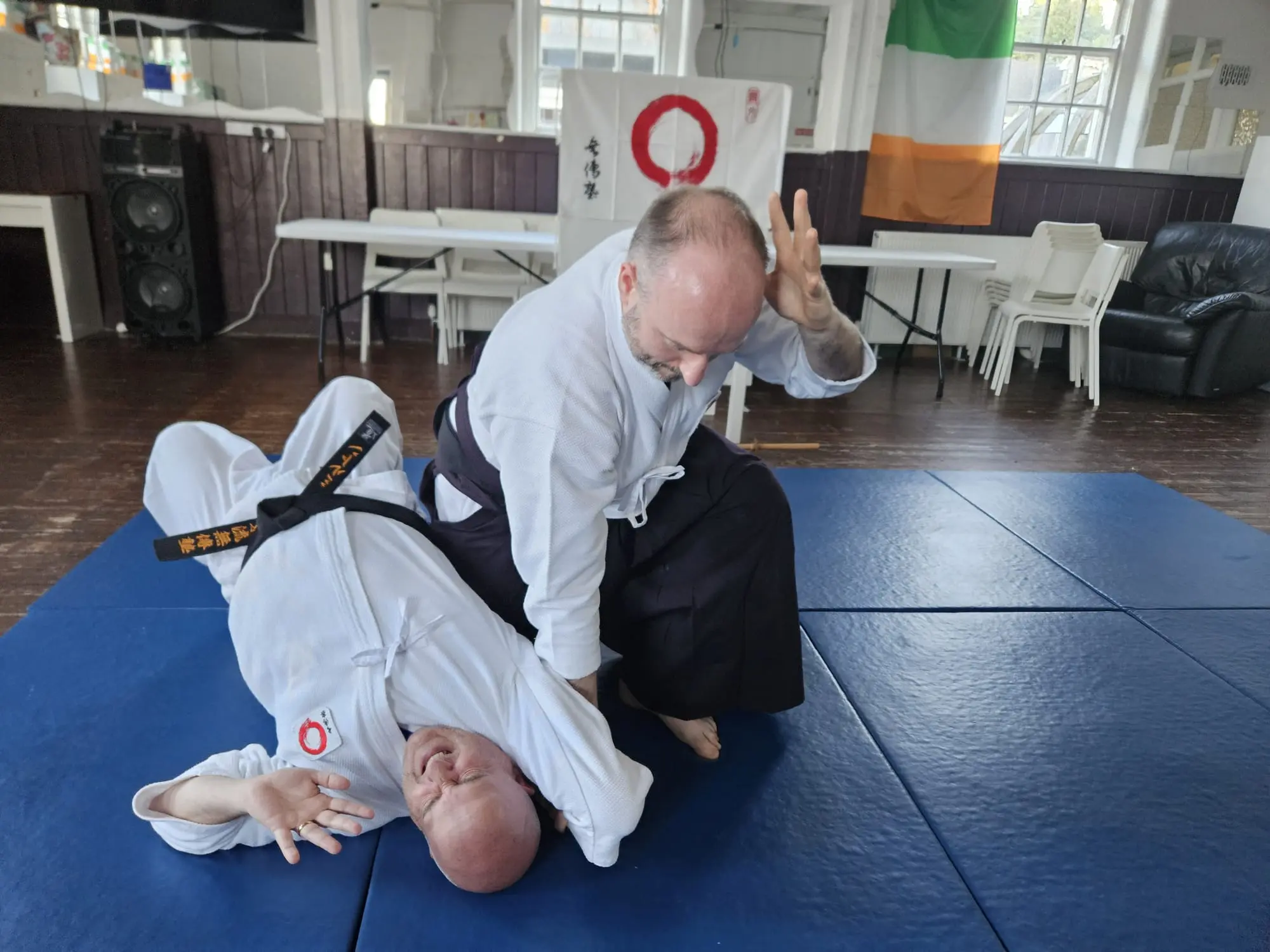 Suwari waza — seated technique, Muden Juku Dublin